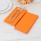 50 Pack 2 Ply Orange Soft Disposable Party Napkins, Wedding Reception Dinner Paper Napkins