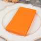 50 Pack 2 Ply Orange Soft Disposable Party Napkins, Wedding Reception Dinner Paper Napkins