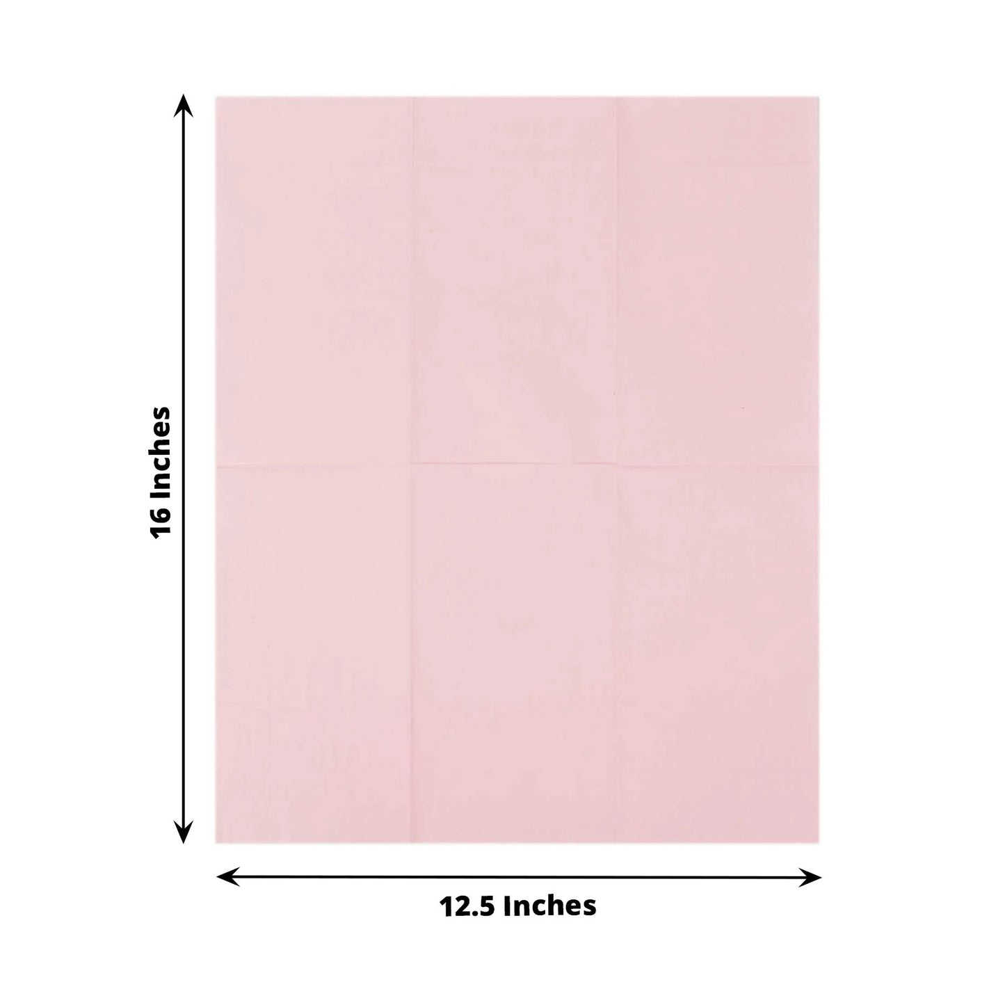 50 Pack 2 Ply Soft Pink Wedding Reception Dinner Paper Napkins, Cocktail Beverage Party Napkins