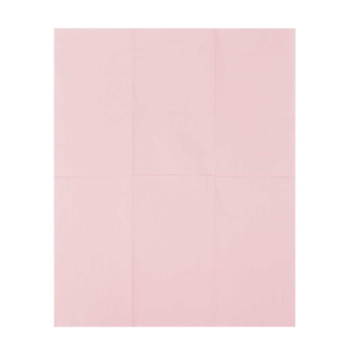 50 Pack 2 Ply Soft Pink Wedding Reception Dinner Paper Napkins, Cocktail Beverage Party Napkins