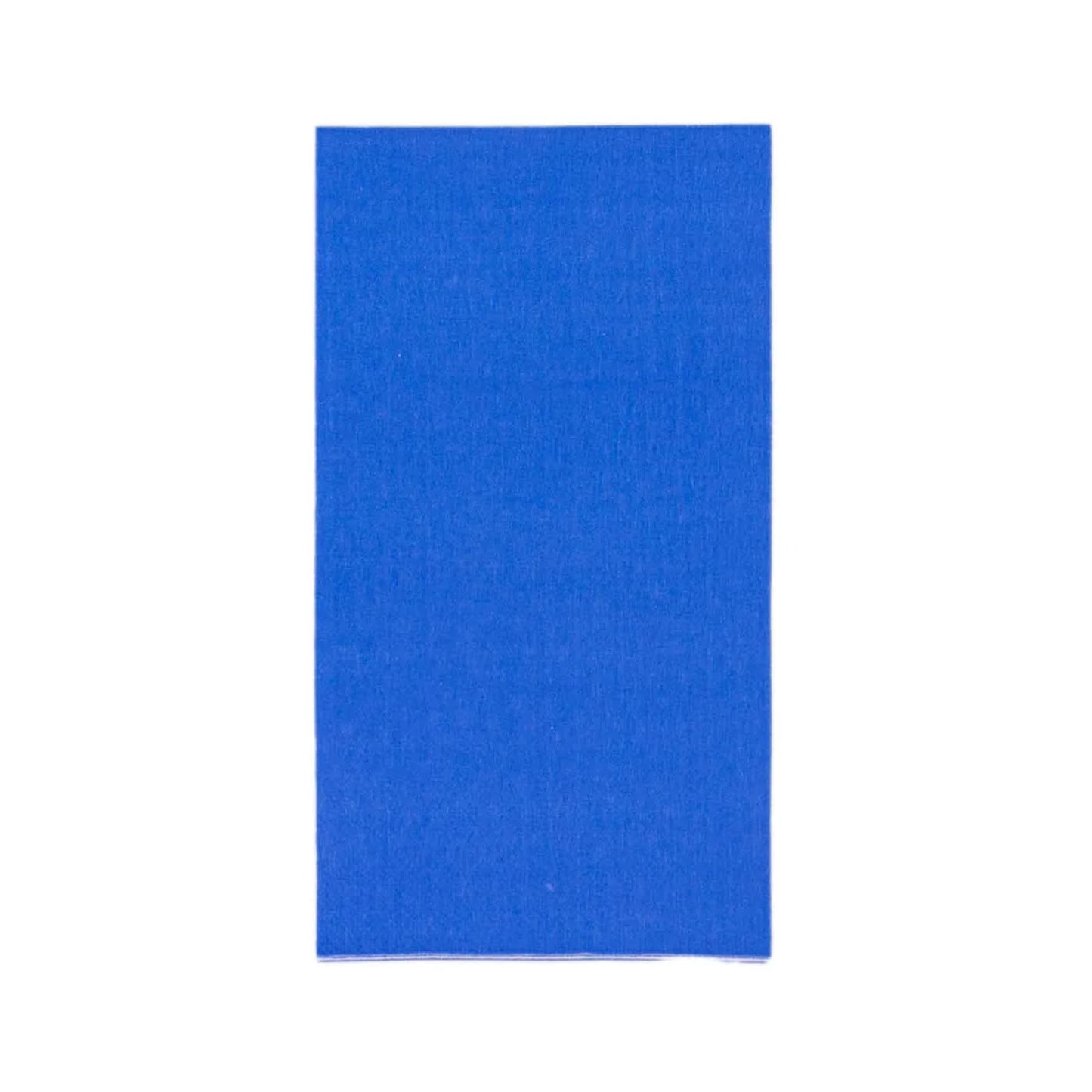 50 Pack 2 Ply Soft Royal Blue Disposable Party Napkins, Wedding Reception Dinner Paper Napkins