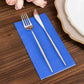 50 Pack 2 Ply Royal Blue Soft Disposable Party Napkins, Wedding Reception Dinner Paper Napkins
