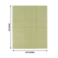 50 Pack 2 Ply Sage Green Soft Disposable Party Napkins, Wedding Reception Dinner Paper Napkins