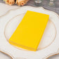 50 Pack 2 Ply Yellow Soft Disposable Party Napkins, Wedding Reception Dinner Paper Napkins