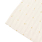 5 Pack Jacquard Cloth Napkins Ivory, 17"x17" - Diamond Trellis with Gold Accent Dots