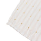 5 Pack Jacquard Cloth Napkins White, 17"x17" - Diamond Trellis with Gold Accent Dots