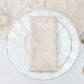 5 Pack Jacquard Cloth Napkins Beige, 17"x17" - Abstract Watercolor Pattern