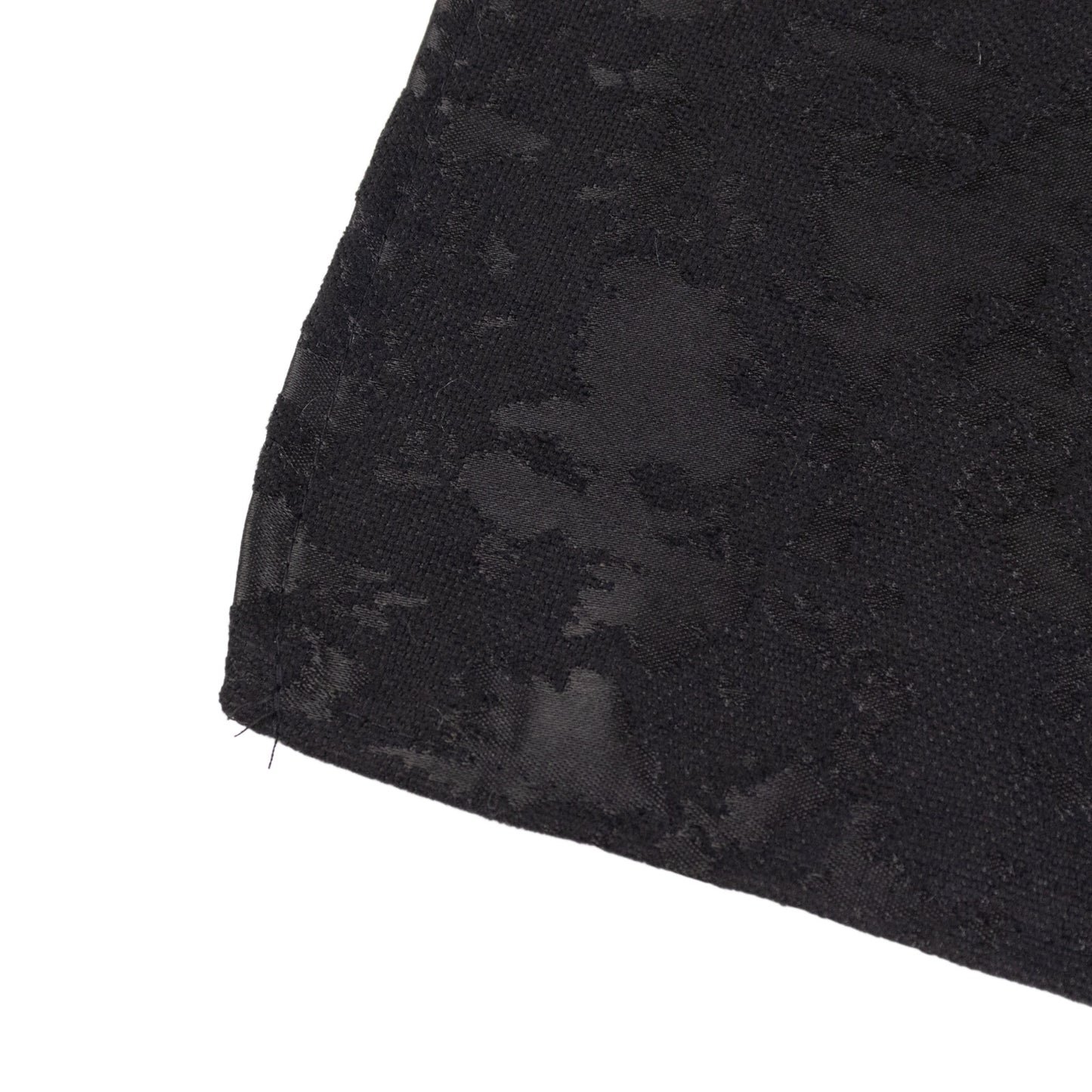 5 Pack Jacquard Cloth Napkins Black, 17"x17" - Abstract Watercolor Pattern