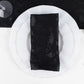 5 Pack Jacquard Cloth Napkins Black, 17"x17" - Abstract Watercolor Pattern