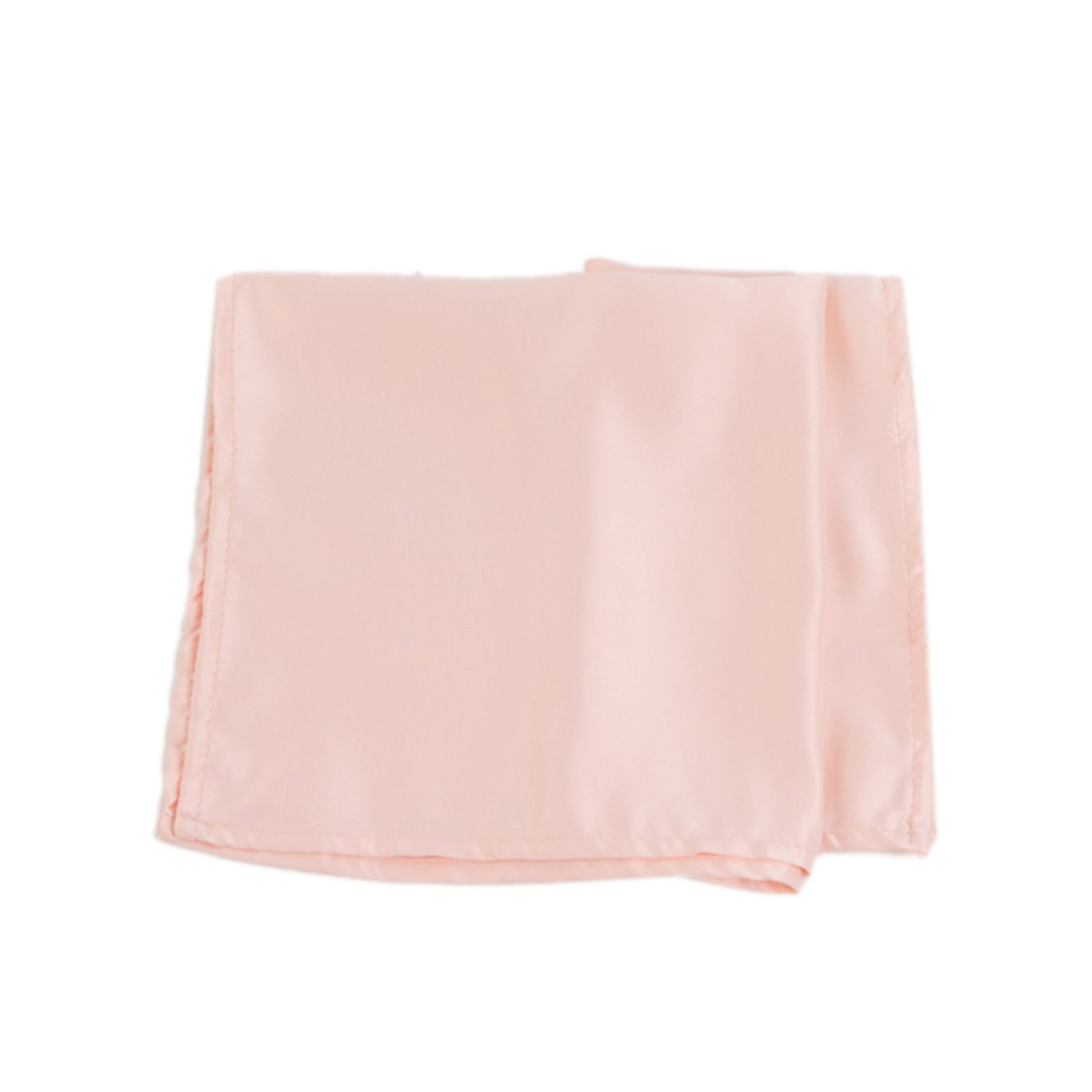 Blush satin napkin, 20"x20", soft and elegant, perfect for any table setting.