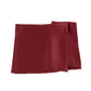 Burgundy satin napkin, 20"x20", perfect for elegant table settings.