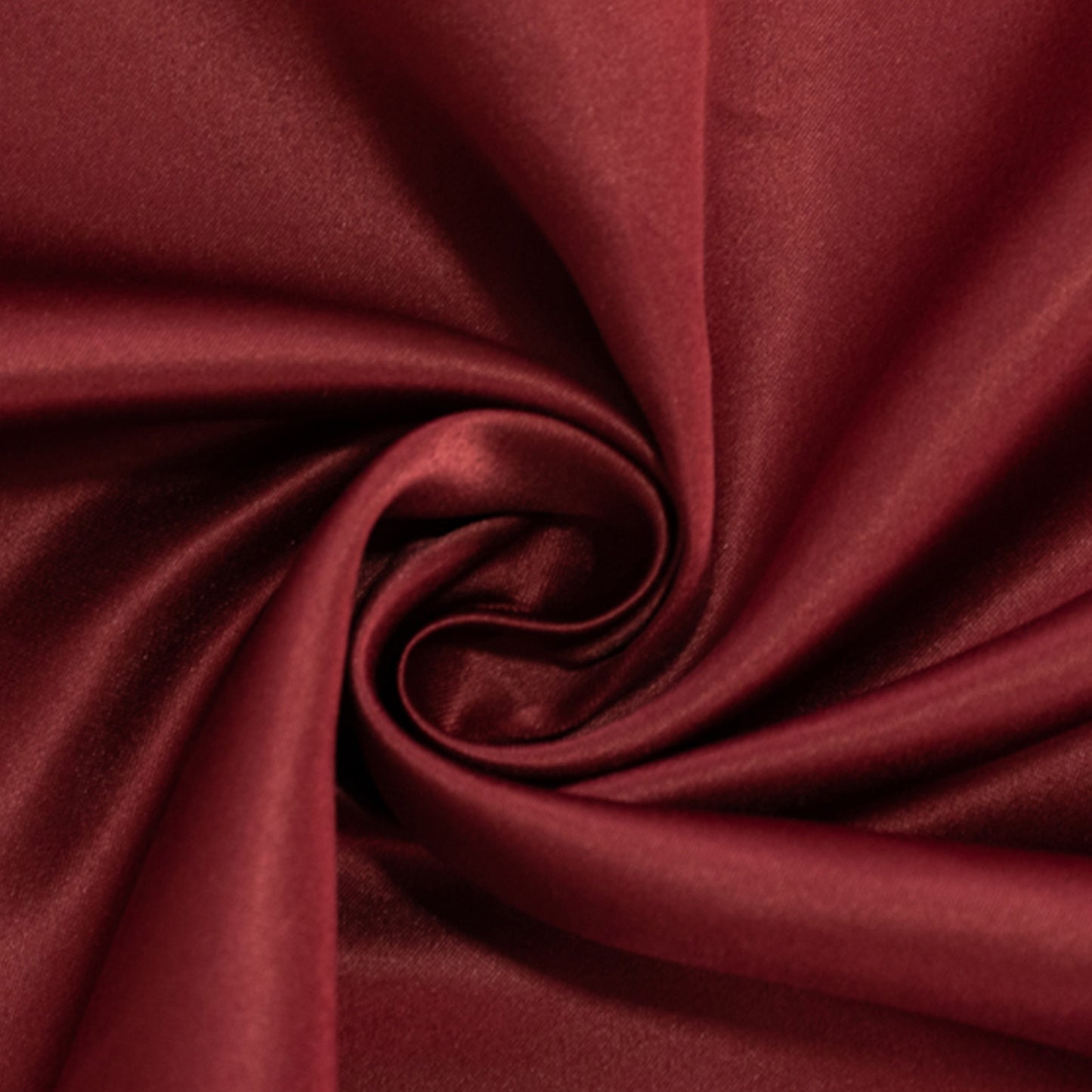 Burgundy satin napkins in a 20"x20" size, pack of 5.