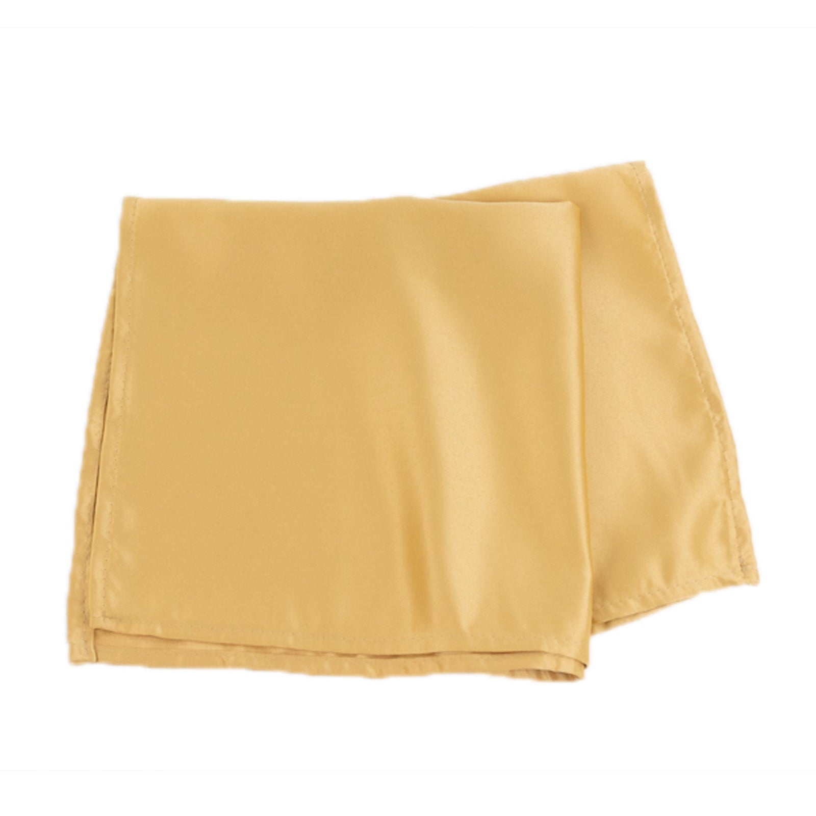Champagne satin napkins, soft and elegant, perfect for any occasion.