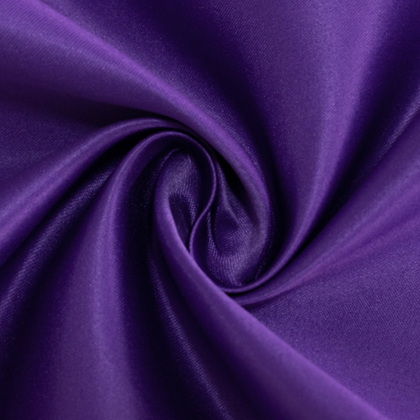 Purple satin napkins, 20"x20", pack of 5.