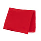Red satin napkin, 20"x20", perfect for elegant dining occasions.