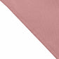 5 Pack Dusty Rose Seamless Linen Wrinkle Resistant Cloth Dinner Napkins 17 Inch x 17 Inch 