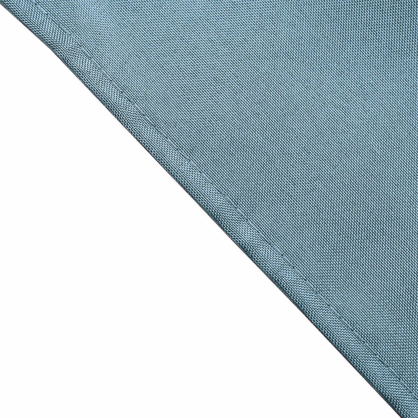 17 Inch x 17 Inch Cloth Dinner Napkins in Dusty Blue Seamless Wrinkle Resistant 5 Pack