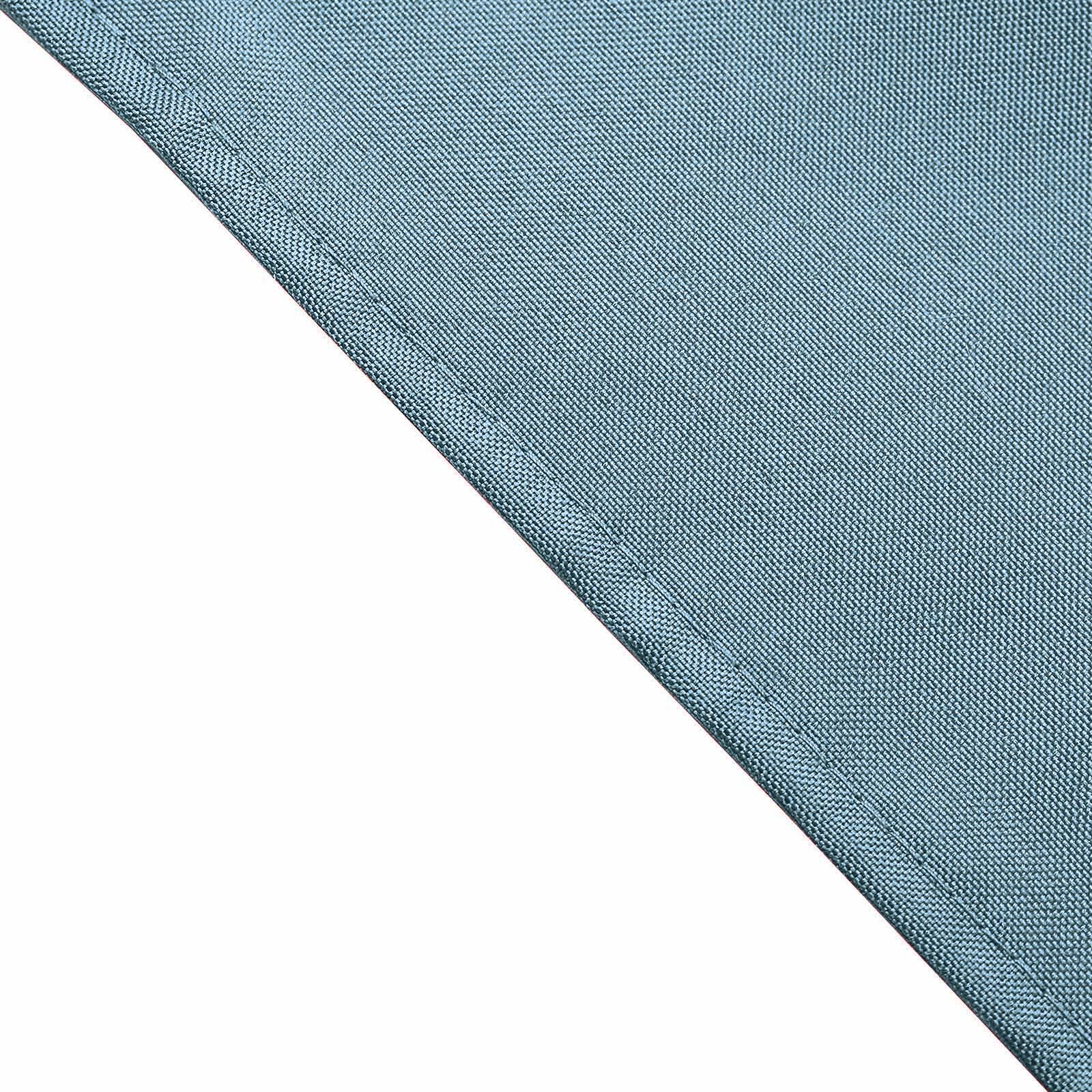 17 Inch x 17 Inch Cloth Dinner Napkins in Dusty Blue Seamless Wrinkle Resistant 5 Pack