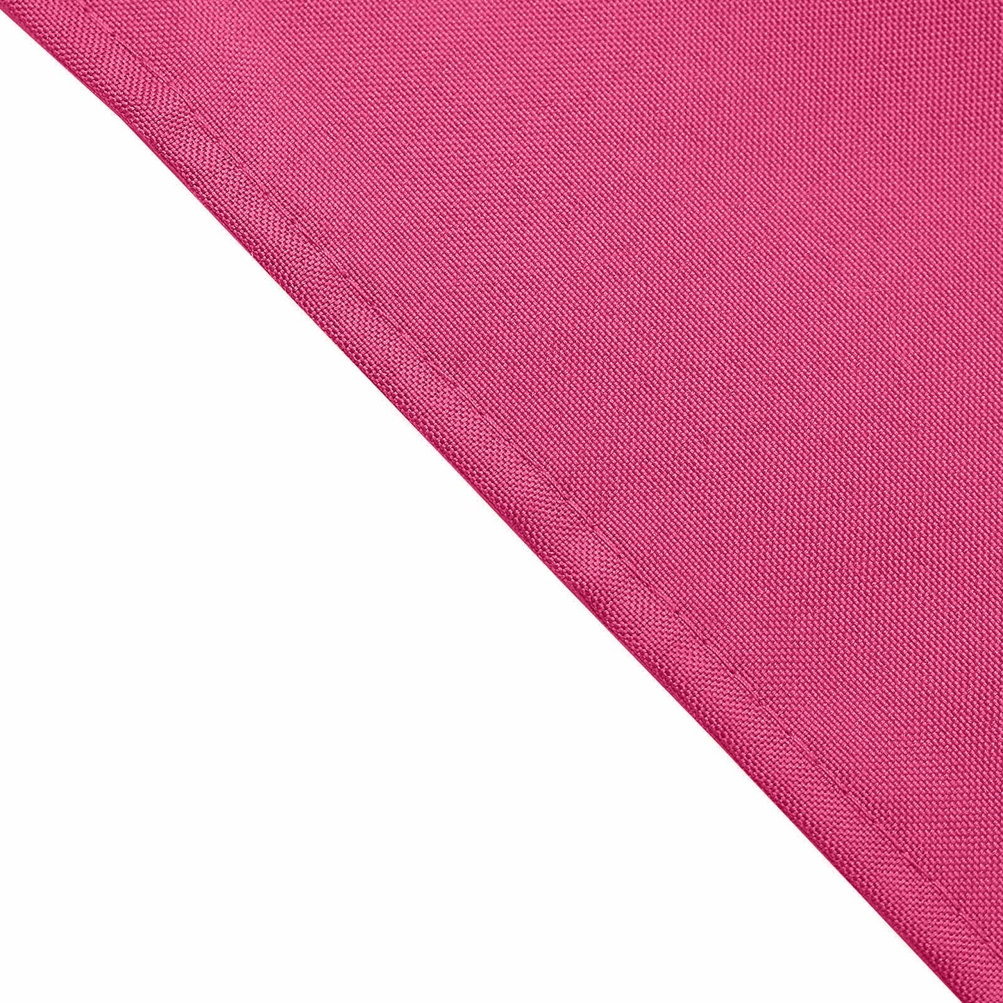 5 Pack | Fuchsia Seamless Cloth Dinner Napkins, Wrinkle Resistant Linen | 17inchx17inch