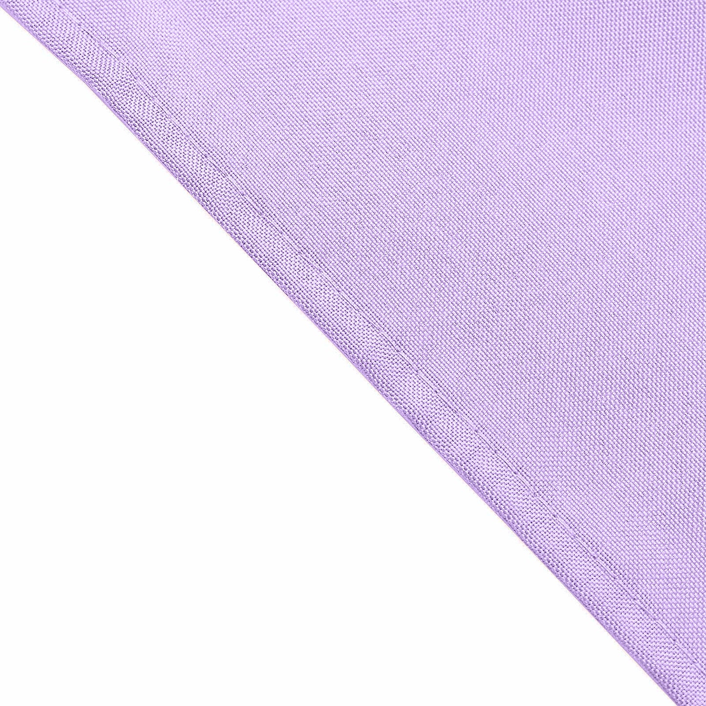 5 Pack | Lavender Lilac Seamless Cloth Dinner Napkins, Wrinkle Resistant Linen | 17"x17"