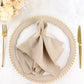 5 Pack Nude Cloth Napkins Wrinkle Resistant
