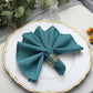 Peacock Teal Dinner 17 Inch Seamless Napkins