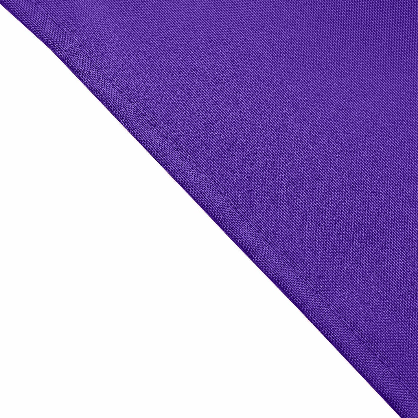 5 Pack | Purple Seamless Cloth Dinner Napkins, Wrinkle Resistant Linen | 17inchx17inch