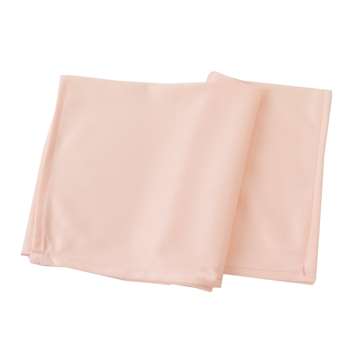 5 Pack Blush Scuba Napkins – 17"x17", Wrinkle-Free & Stain Resistant Cloth Napkins