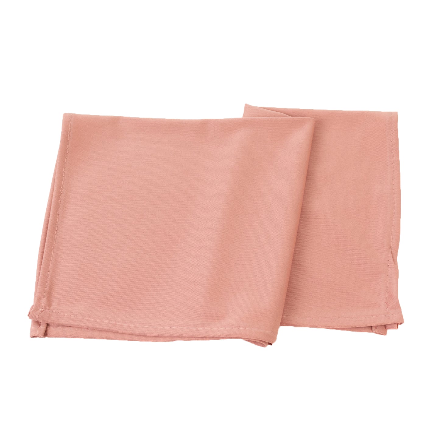 5 Pack Dusty Rose Scuba Napkins – 17"x17", Wrinkle-Free & Stain Resistant Cloth Napkins