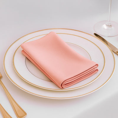 Dusty Rose Scuba Cloth Napkins