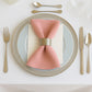 5 Pack Dusty Rose Scuba Napkins – 17"x17", Wrinkle-Free & Stain Resistant Cloth Napkins