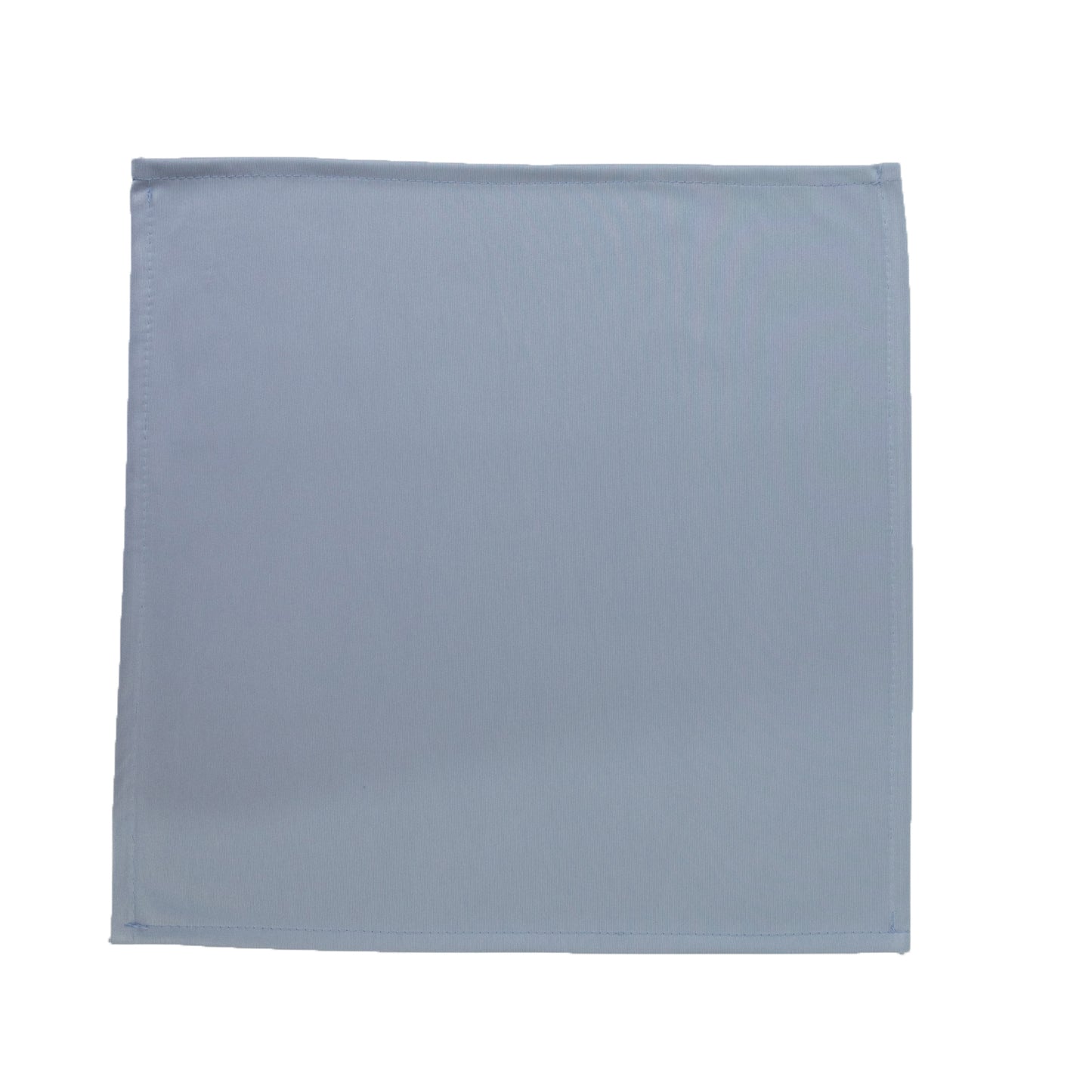5 Pack Dusty Blue Scuba Napkins – 17"x17", Wrinkle-Free & Stain Resistant Cloth Napkins