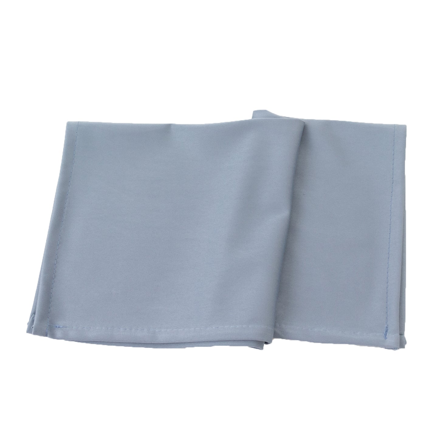 5 Pack Dusty Blue Scuba Napkins – 17"x17", Wrinkle-Free & Stain Resistant Cloth Napkins