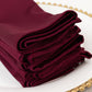 5 Pack Burgundy Scuba Napkins – 17"x17", Wrinkle-Free & Stain Resistant Cloth Napkins