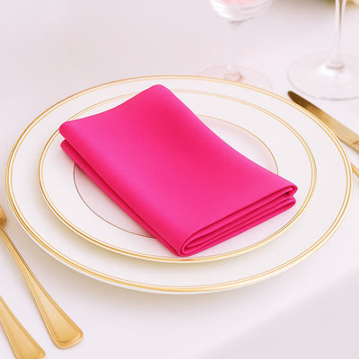 Fuchsia Scuba Cloth Napkins