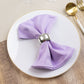 5 Pack Lavender Lilac Scuba Napkins – 17"x17", Wrinkle-Free & Stain Resistant Cloth Napkins