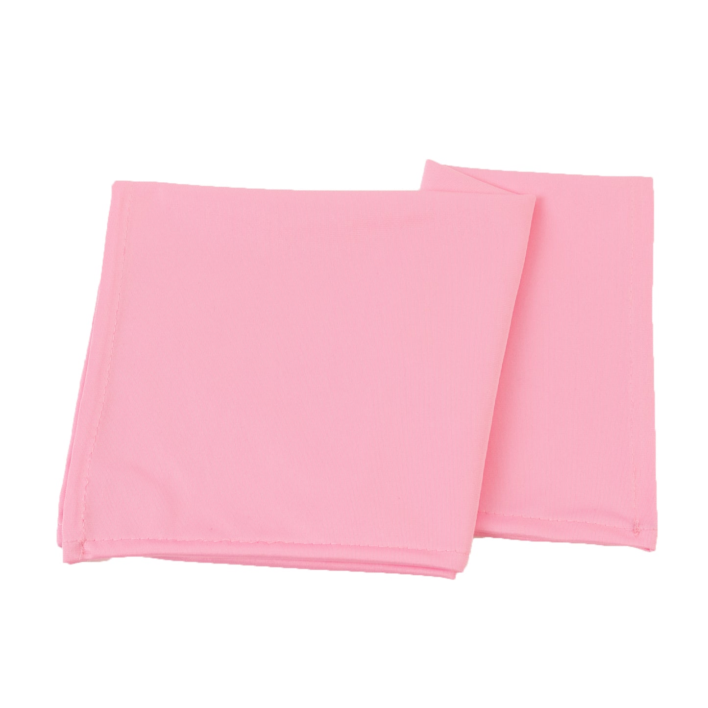 5 Pack Pink Scuba Napkins – 17"x17", Wrinkle-Free & Stain Resistant Cloth Napkins