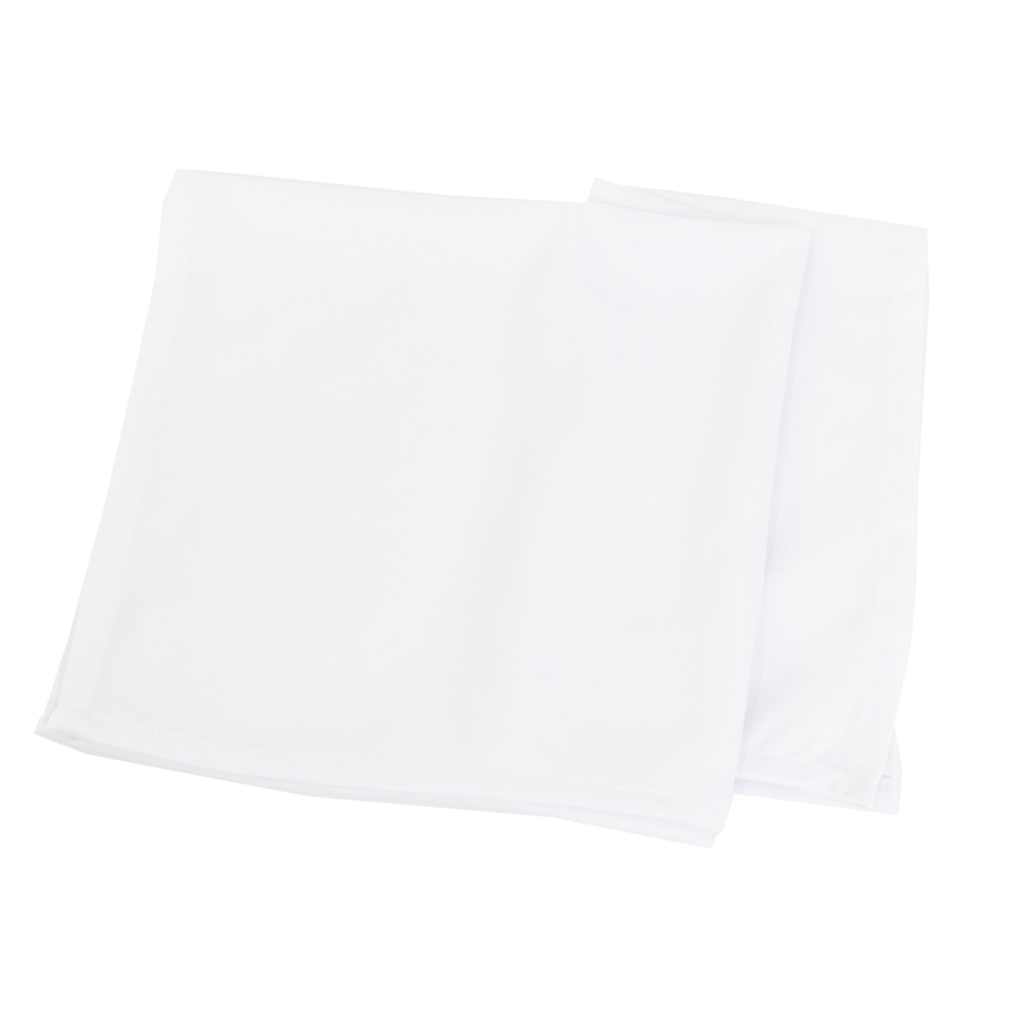 5 Pack White Scuba Napkins – 17"x17", Wrinkle-Free & Stain Resistant Cloth Napkins