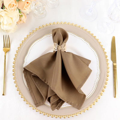 Elevate Your Dining Experience with Taupe Napkins