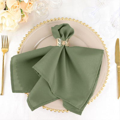 Luxurious Design of Dusty Sage Green Napkins