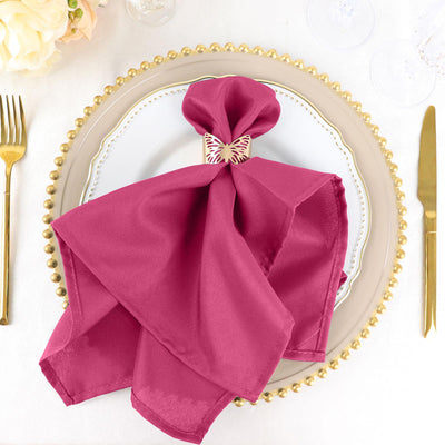 Chic and Vibrant Fuchsia Napkins