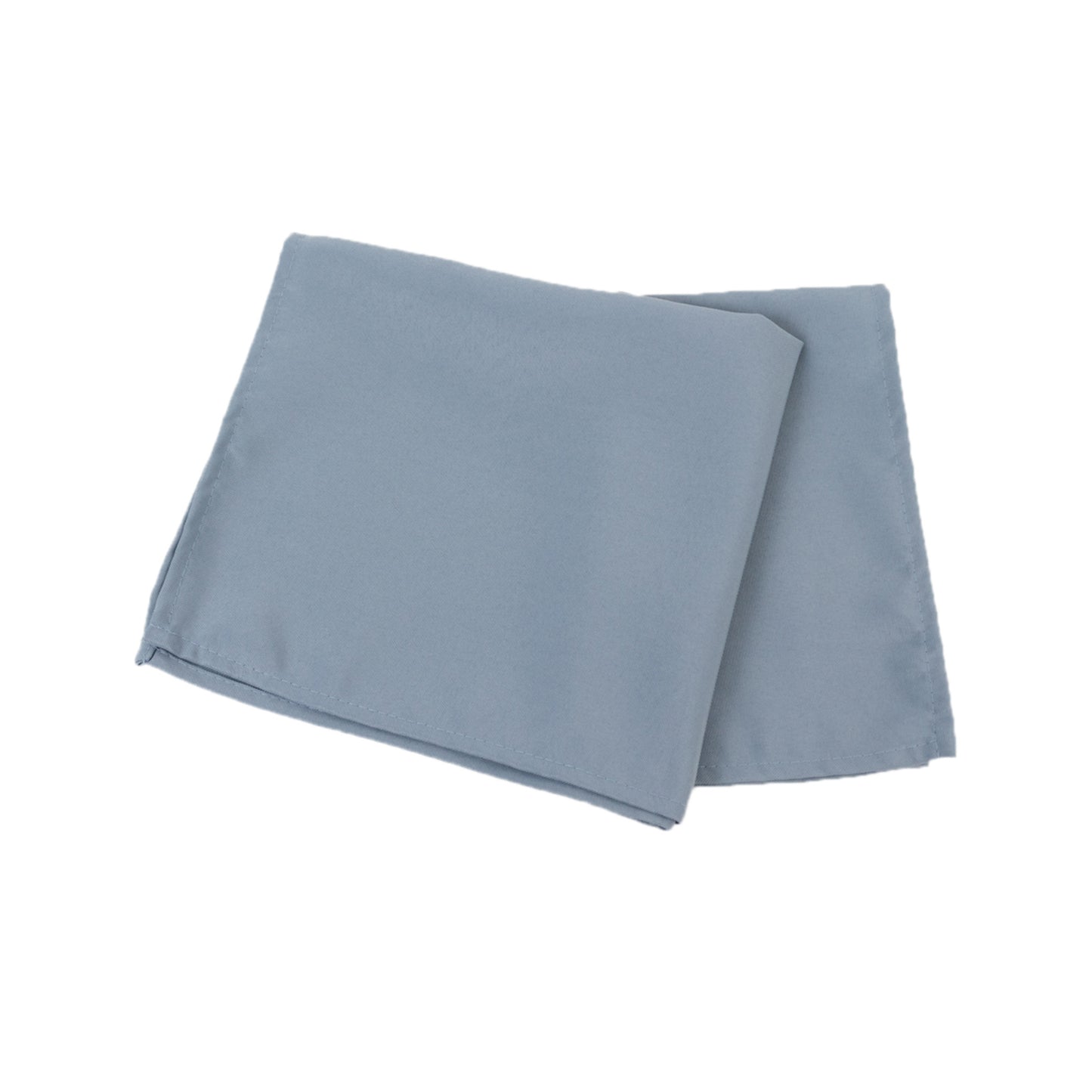 5 Pack Dusty Blue Premium Polyester Cloth Napkins with Hemmed Edges, Reusable Dinner Napkins 20"x20 - 220GSM