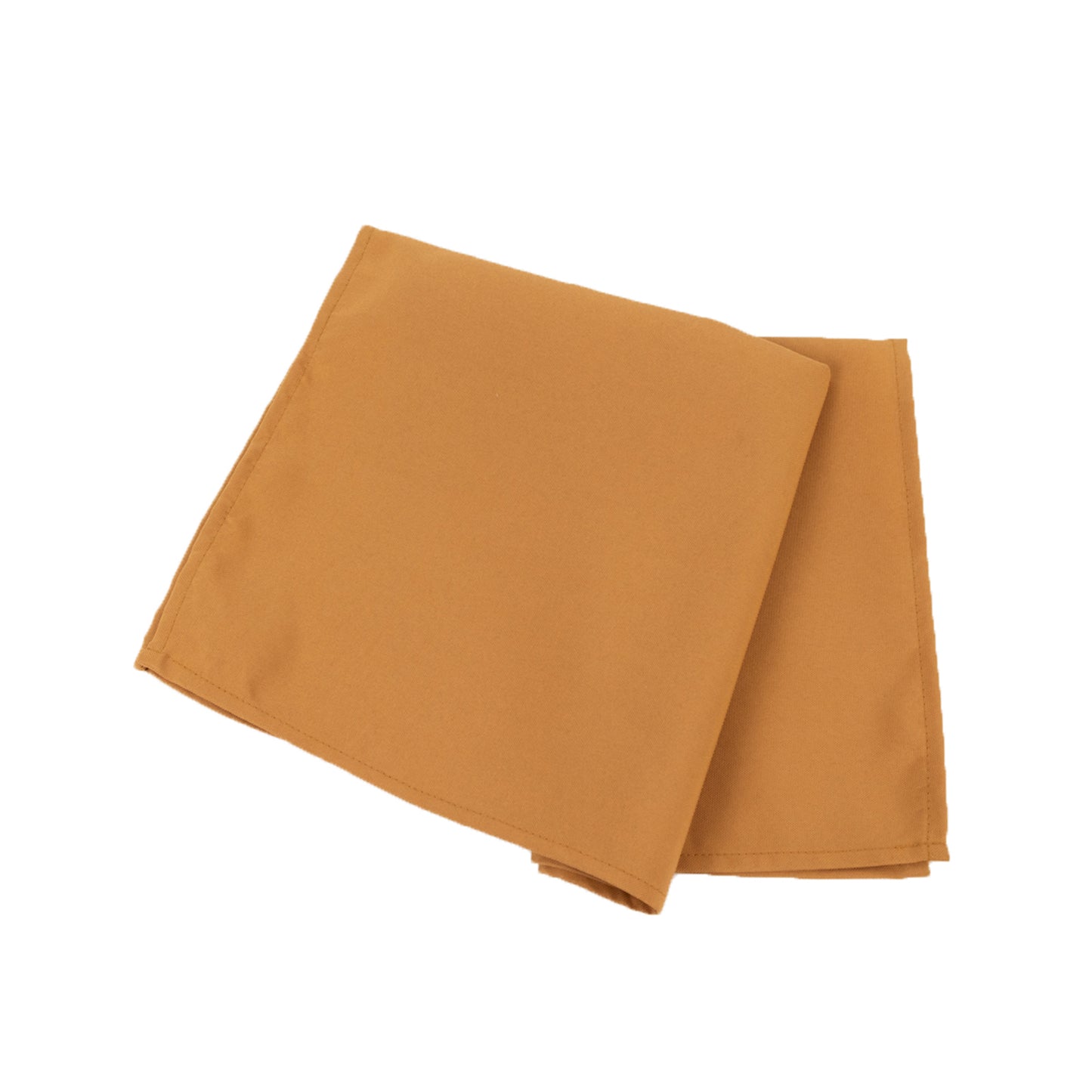 5 Pack Gold Premium Polyester Cloth Napkins with Hemmed Edges, Reusable Dinner Napkins 20"x20 - 220GSM