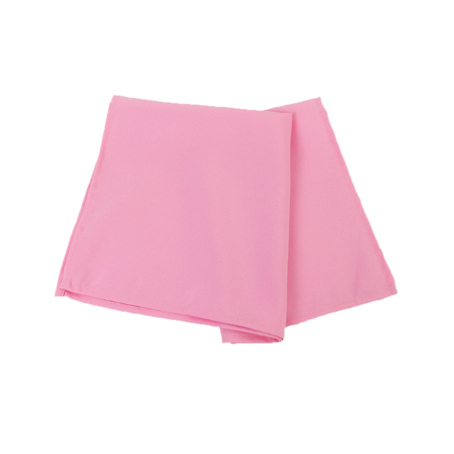 5 Pack Pink Premium Polyester Cloth Napkins with Hemmed Edges, Reusable Dinner Napkins 20"x20 - 220GSM