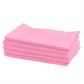 5 Pack Pink Premium Polyester Cloth Napkins with Hemmed Edges, Reusable Dinner Napkins 20"x20 - 220GSM