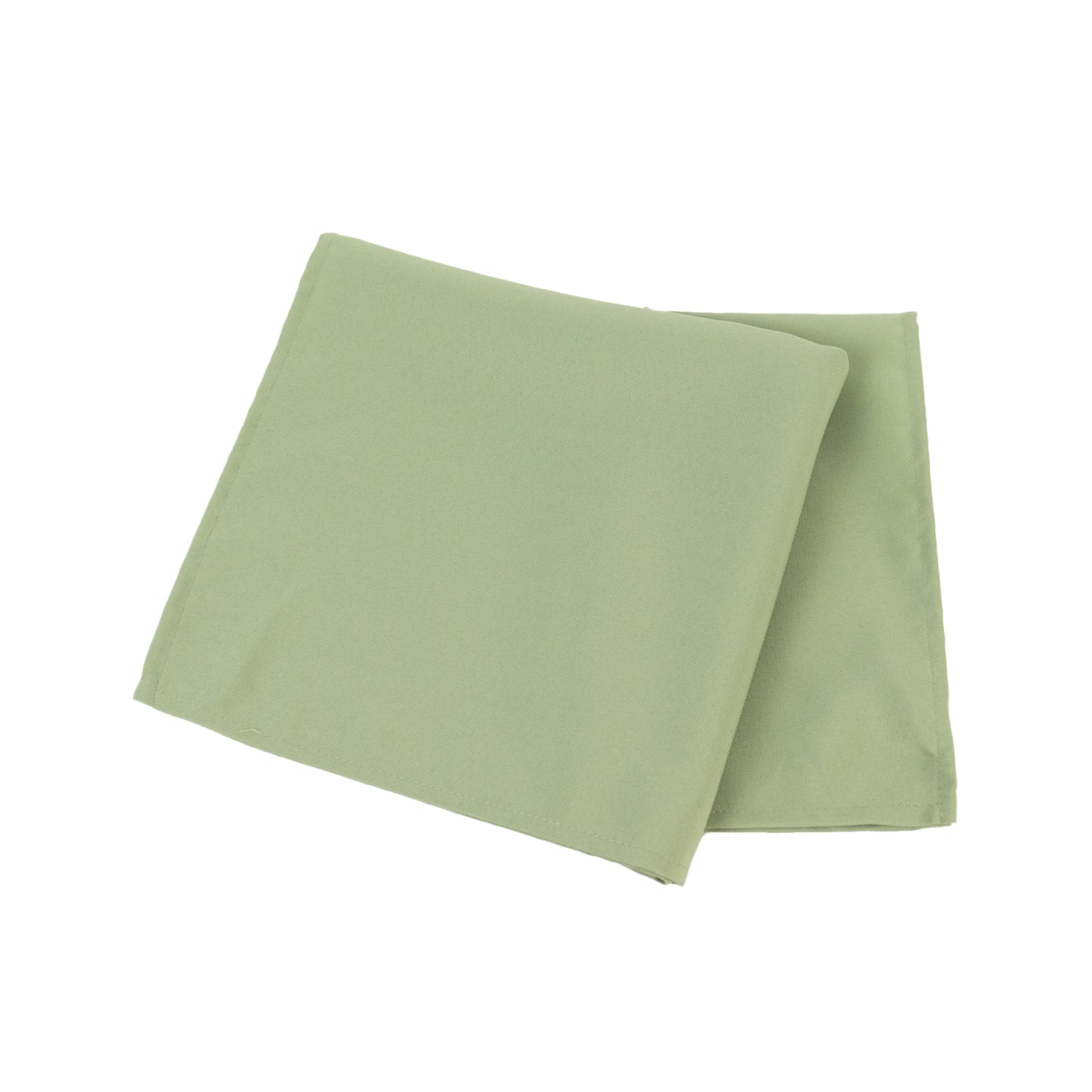 5 Pack Sage Green Premium Polyester Cloth Napkins with Hemmed Edges, Reusable Dinner Napkins 20"x20 - 220GSM