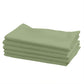 5 Pack Sage Green Premium Polyester Cloth Napkins with Hemmed Edges, Reusable Dinner Napkins 20"x20 - 220GSM