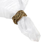 4 Pack | Farmhouse Style Natural Burlap Napkin Rings, Handmade Braided Jute Napkin Holders
