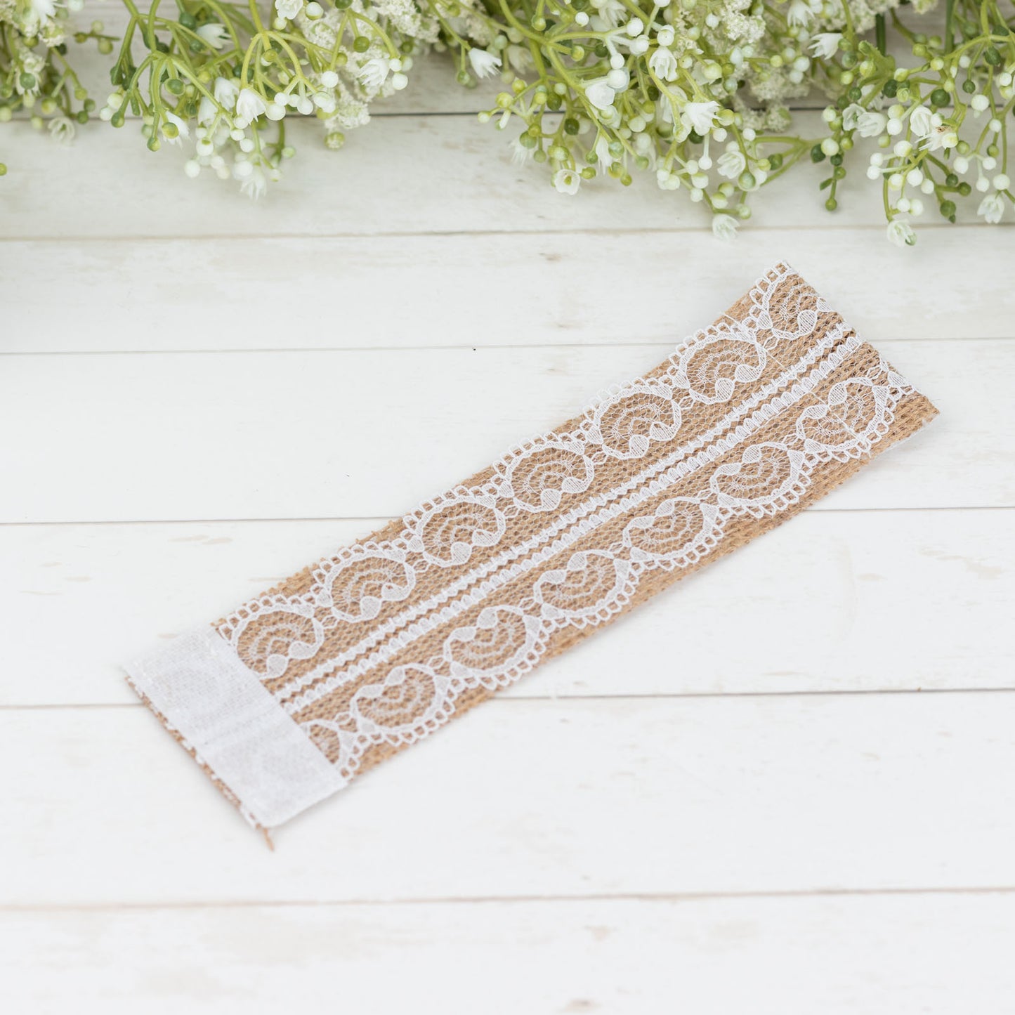 6 Pack | Rustic Boho Chic Burlap and Lace Napkin Rings, Farmhouse Style Jute Serviette Buckles Holder