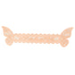 12 Pack Blush Shimmery Laser Cut Butterfly Paper Napkin Rings, Chair Sash Bows, Serviette Holders